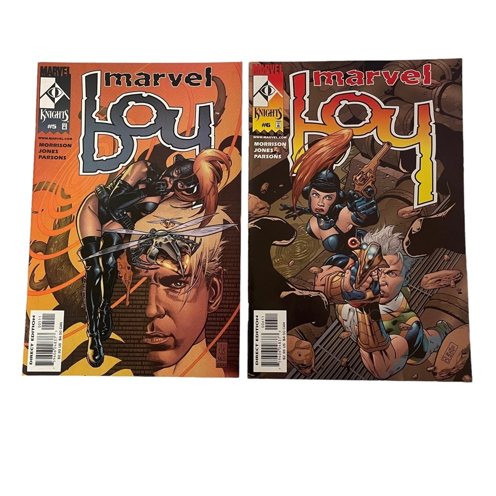 MARVEL KNIGHTS Marvel Boy Comics Lot of 2 Issue 5-6 Collectibles Adventure